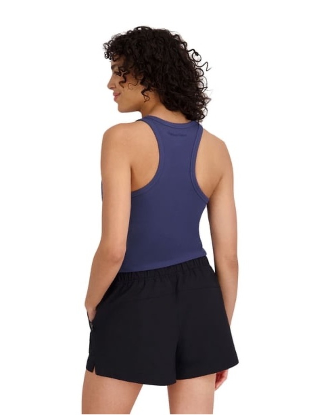 Outdoor Voices Navy Ribbed Racerback Tank - Picture 2 of 15